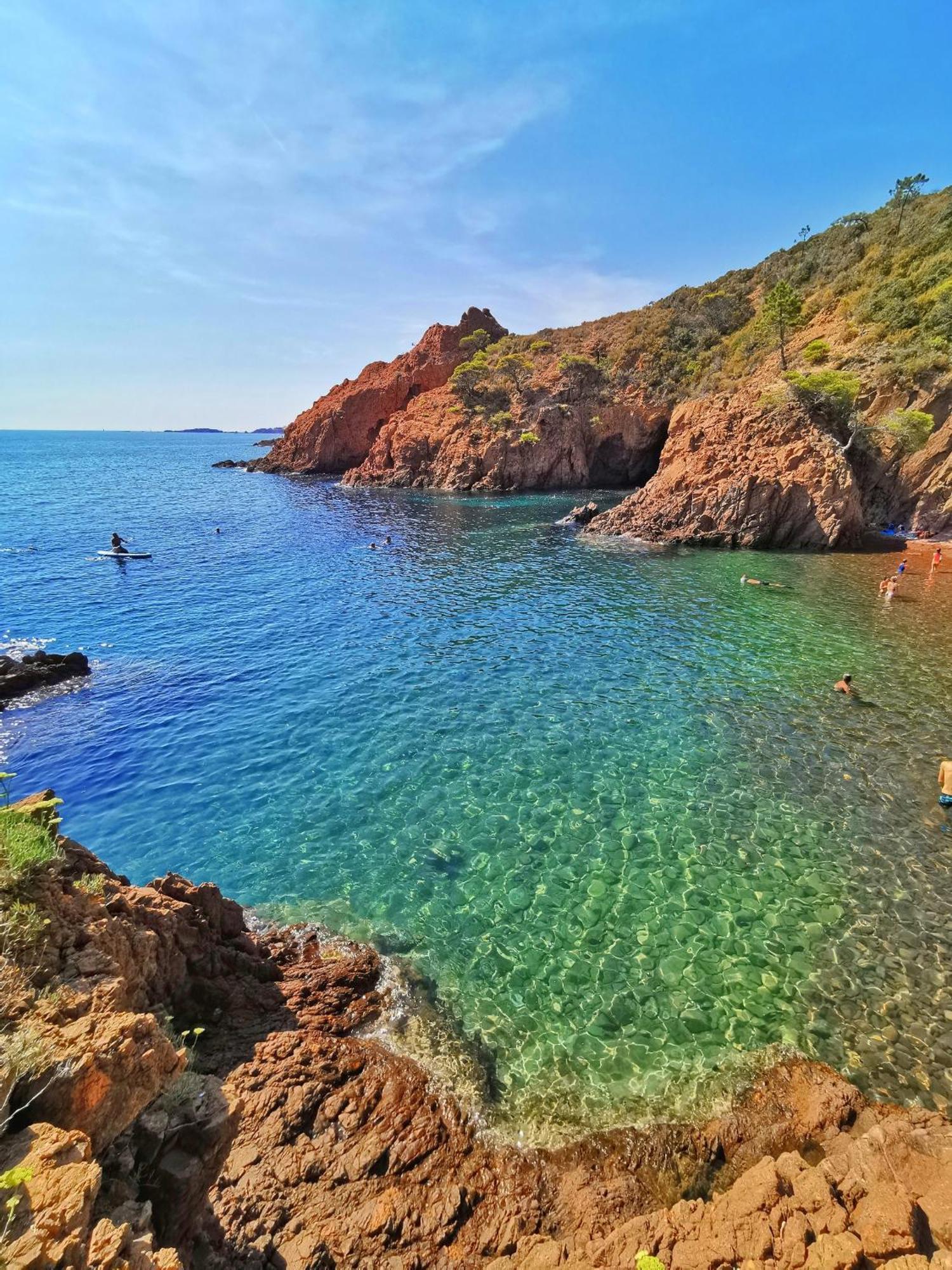 Petit Paradis Vue Mer- Plage Et Calanques A 3 Mn Saint-Raphaël Eksteriør bilde